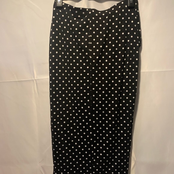 Catherine Malandrino Polka Dot Front Tie Skirt - Picture 8 of 9